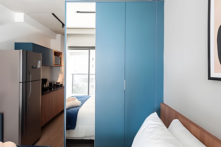 BHaus ON Vila Madalena | Studio Premium com Varanda | 6o and