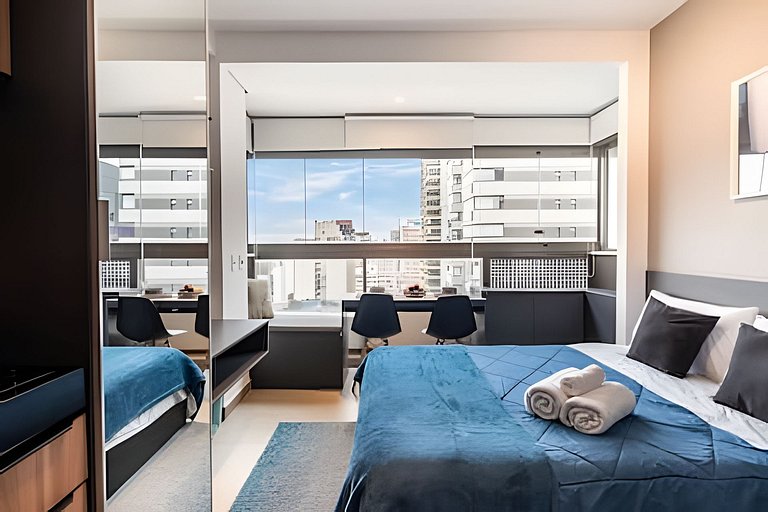 BHaus VN Oscar Freire - Studio compacto 20m2 - Vista Jardins