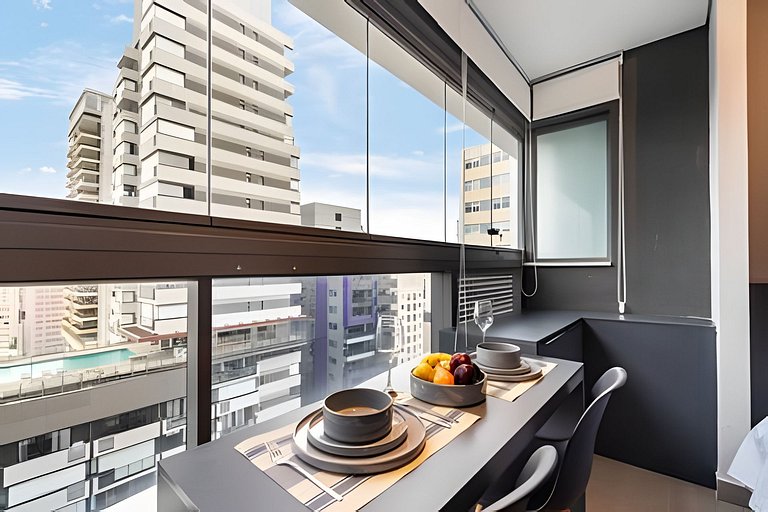 BHaus VN Oscar Freire - Studio compacto 20m2 - Vista Jardins