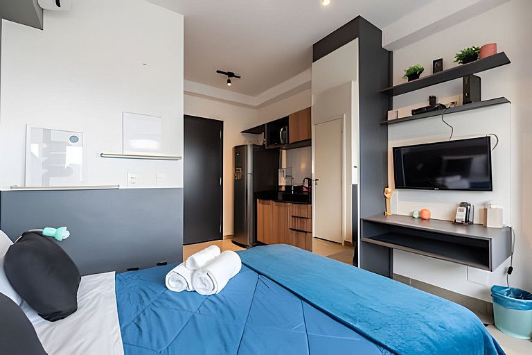 BHaus VN Oscar Freire - Studio compacto 20m2 - Vista Jardins