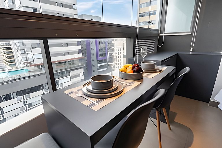 BHaus VN Oscar Freire - Studio compacto 20m2 - Vista Jardins
