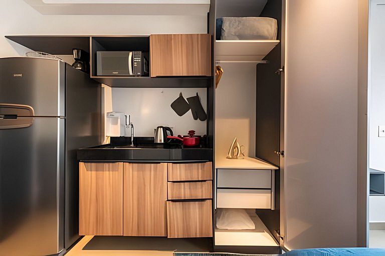 BHaus VN Oscar Freire - Studio compacto 20m2 - Vista Jardins