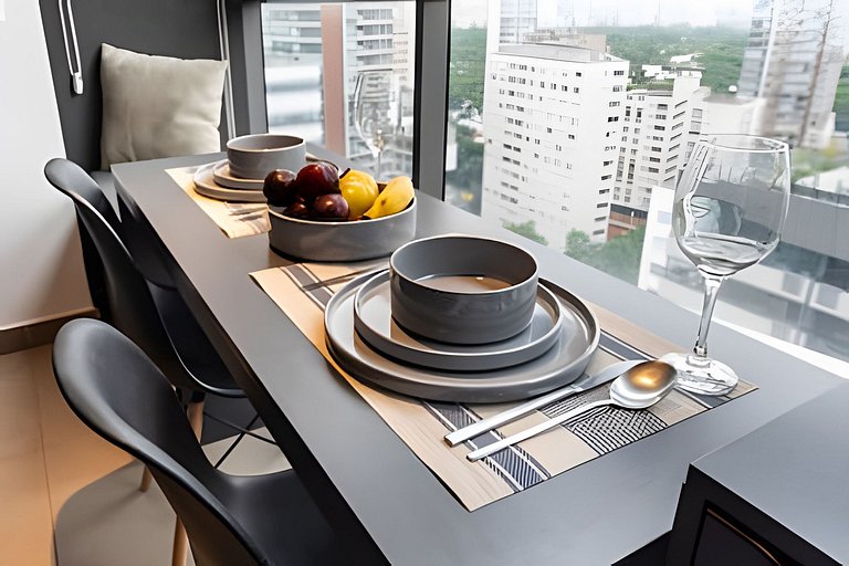 BHaus VN Oscar Freire - Studio compacto 20m2 - Vista Jardins