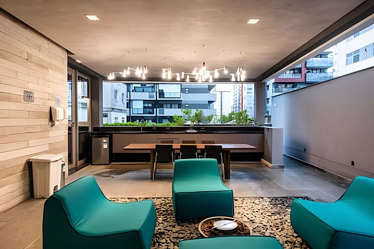 BHaus VN Oscar Freire - Studio compacto 20m2 - Vista Jardins