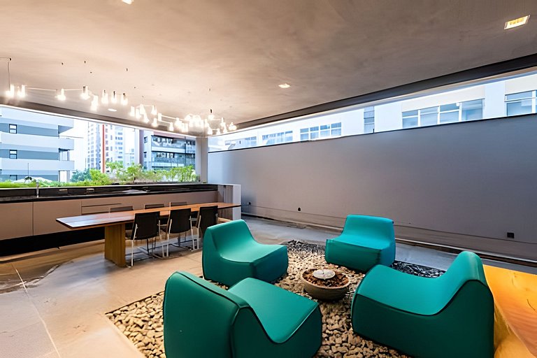BHaus VN Oscar Freire - Studio compacto 20m2 - Vista Jardins