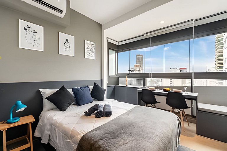 BHaus VN Oscar Freire | Studio compacto 20m2 | Vista Jardins