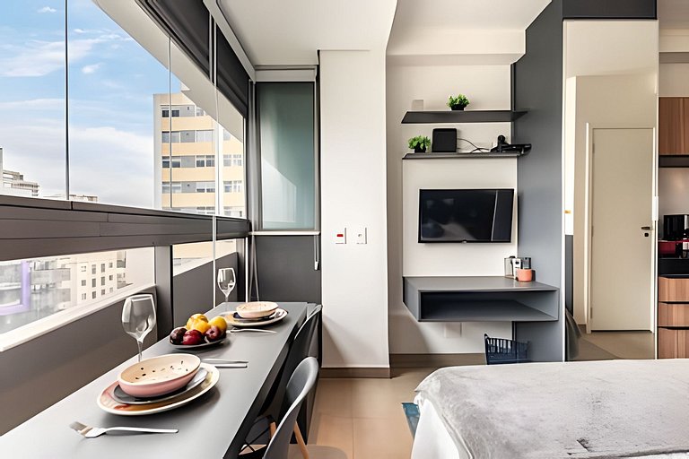 BHaus VN Oscar Freire | Studio compacto 20m2 | Vista Jardins