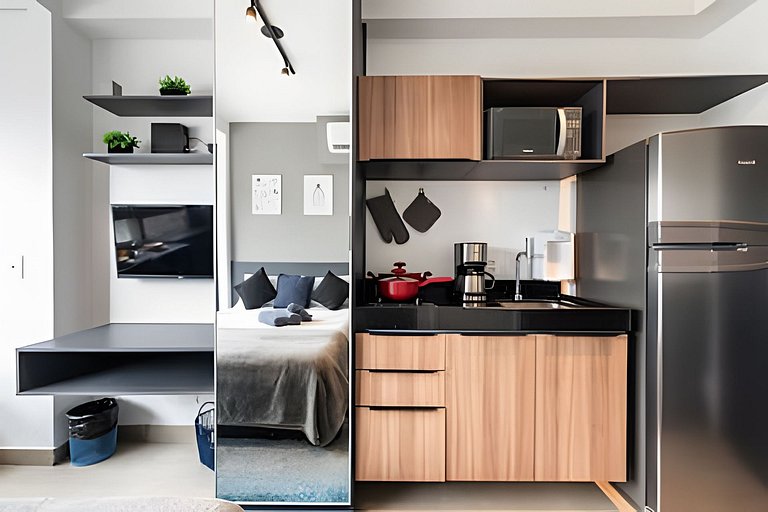 BHaus VN Oscar Freire | Studio compacto 20m2 | Vista Jardins