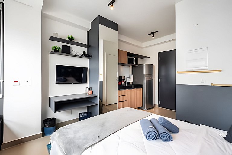 BHaus VN Oscar Freire | Studio compacto 20m2 | Vista Jardins
