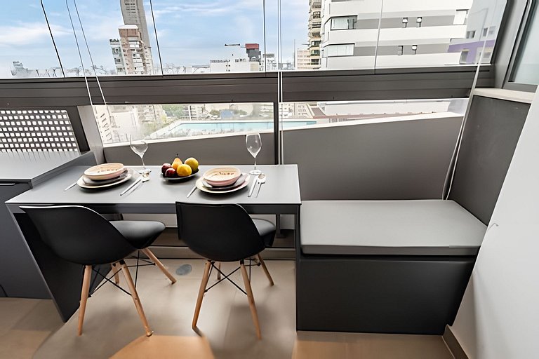 BHaus VN Oscar Freire | Studio compacto 20m2 | Vista Jardins