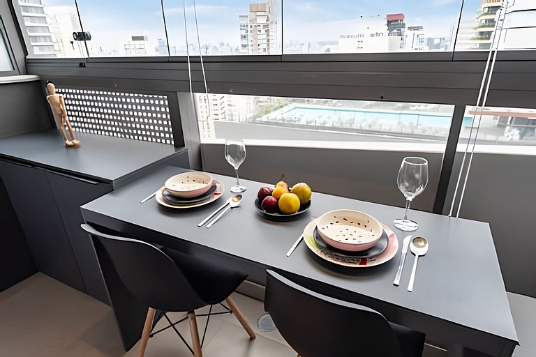 BHaus VN Oscar Freire | Studio compacto 20m2 | Vista Jardins