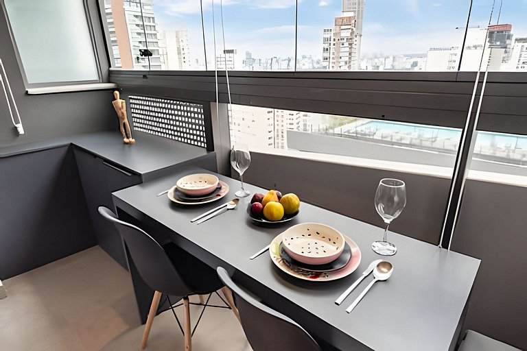BHaus VN Oscar Freire | Studio compacto 20m2 | Vista Jardins
