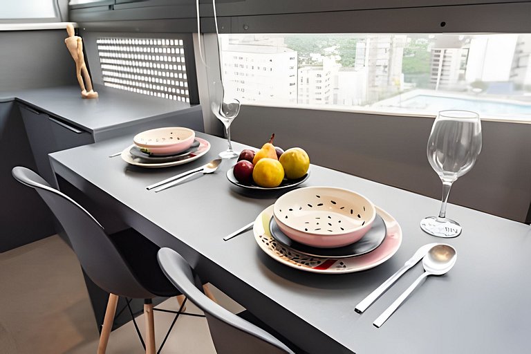 BHaus VN Oscar Freire | Studio compacto 20m2 | Vista Jardins