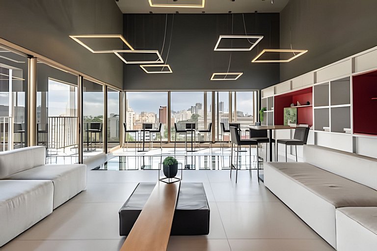 BHaus Jardins On Melo Alves | Studio Deluxe com Varanda | Li