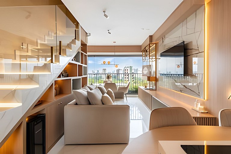 BHaus Loft Duplex Moema | Vista Incrível | 4U