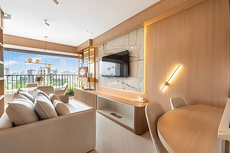BHaus Loft Duplex Moema | Vista Incrível | 4U