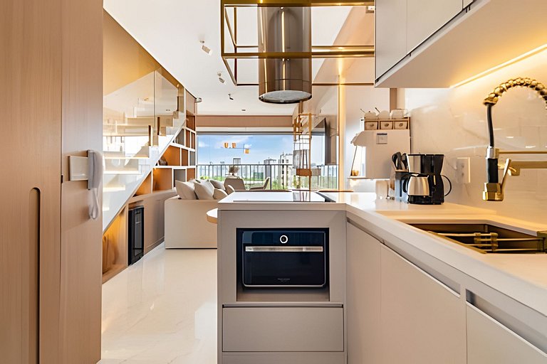 BHaus Loft Duplex Moema | Vista Incrível | 4U