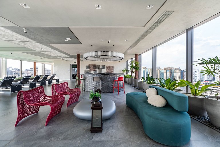 BHaus Loft Duplex Moema | Vista Incrível | 4U
