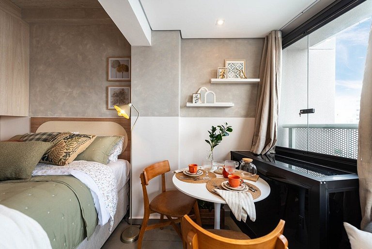 BHaus ON Vila Madalena | Studio Premium | Próximo ao Metrô |
