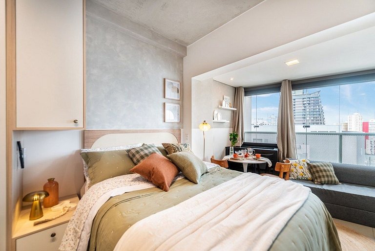 BHaus ON Vila Madalena | Studio Premium | Próximo ao Metrô |