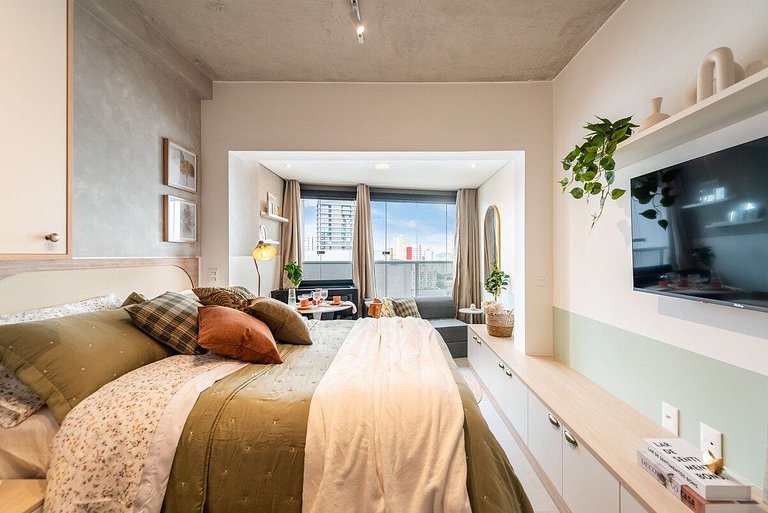 BHaus ON Vila Madalena | Studio Premium | Próximo ao Metrô |