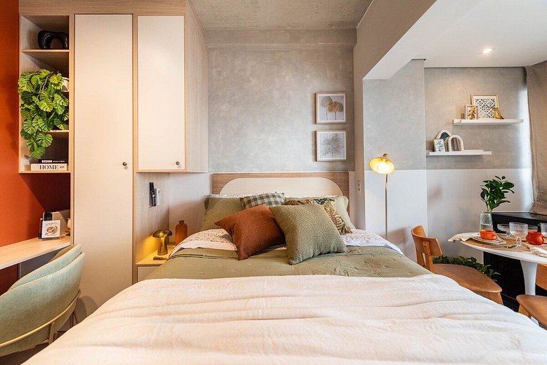 BHaus ON Vila Madalena | Studio Premium | Próximo ao Metrô |