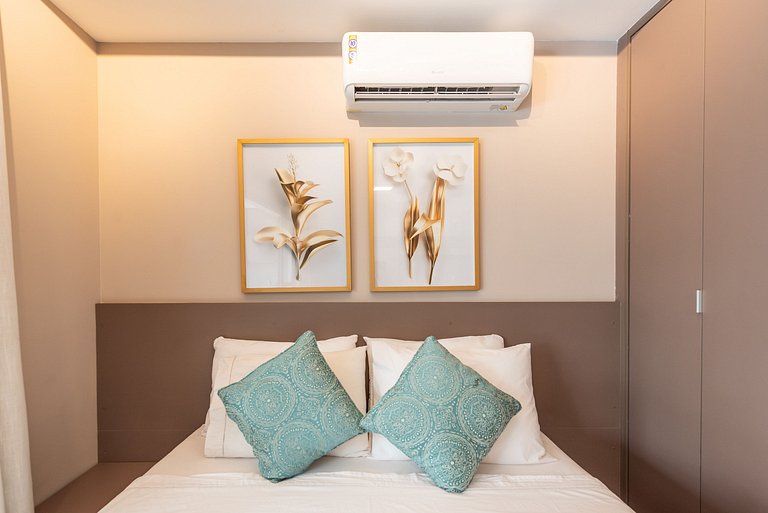 BHaus Brooklin Atmosfera | Apartamento Deluxe com Varanda |