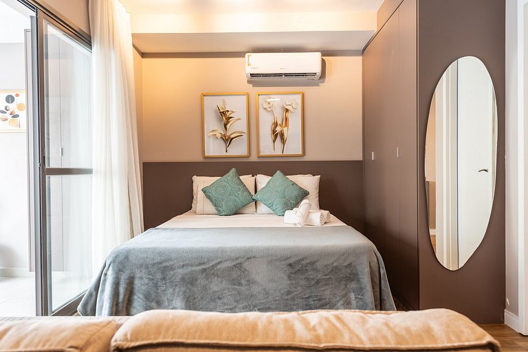 BHaus Brooklin Atmosfera | Apartamento Deluxe com Varanda |