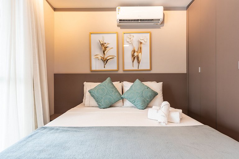 BHaus Brooklin Atmosfera | Apartamento Deluxe com Varanda |