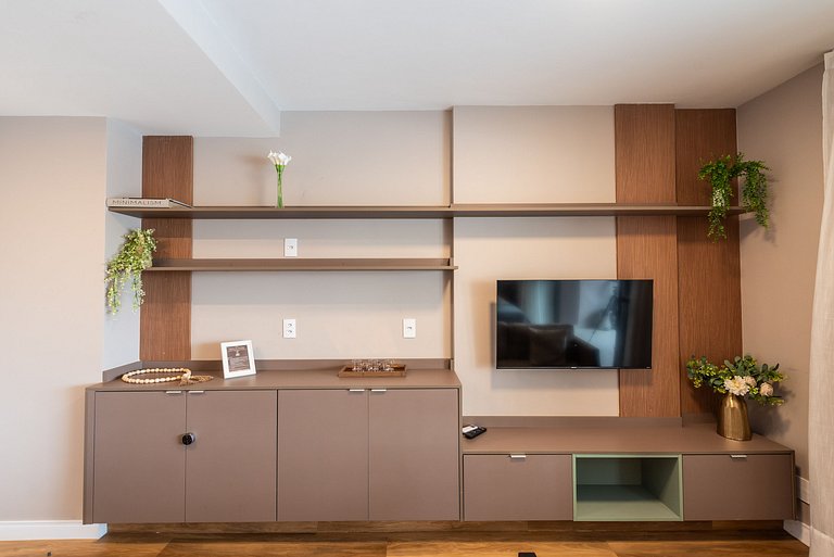 BHaus Brooklin Atmosfera | Apartamento Deluxe com Varanda |