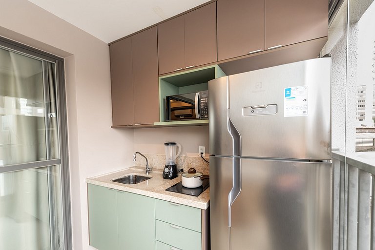 BHaus Brooklin Atmosfera | Apartamento Deluxe com Varanda |