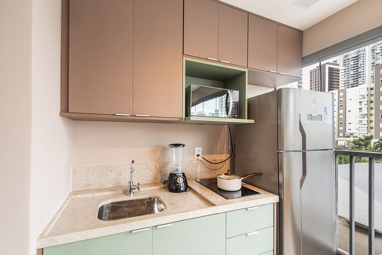 BHaus Brooklin Atmosfera | Apartamento Deluxe com Varanda |