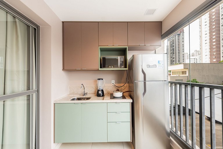 BHaus Brooklin Atmosfera | Apartamento Deluxe com Varanda |