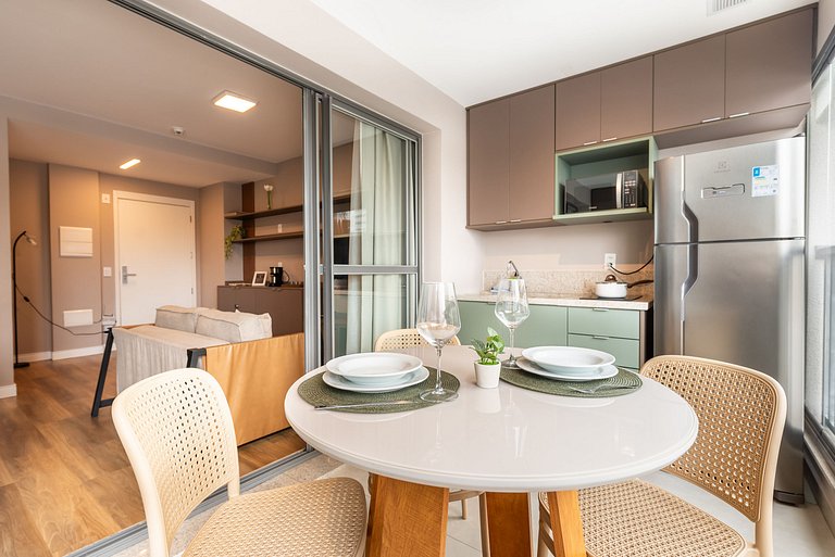 BHaus Brooklin Atmosfera | Apartamento Deluxe com Varanda |