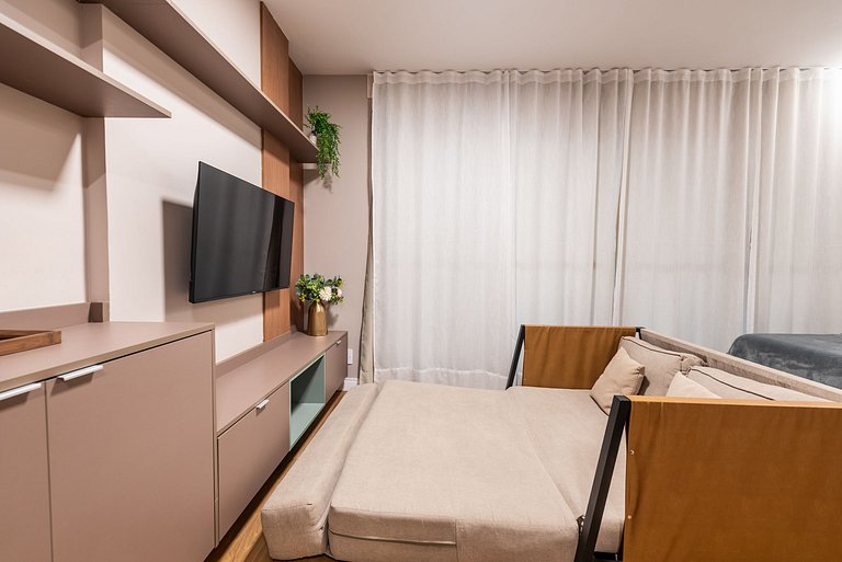 BHaus Brooklin Atmosfera | Apartamento Deluxe com Varanda |