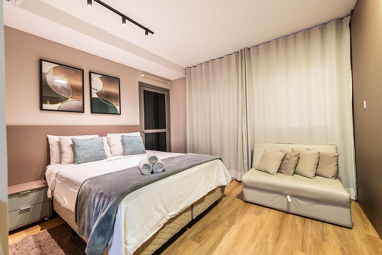 BHaus Brooklin Atmosfera | Studio Deluxe | 2o andar | Lavand