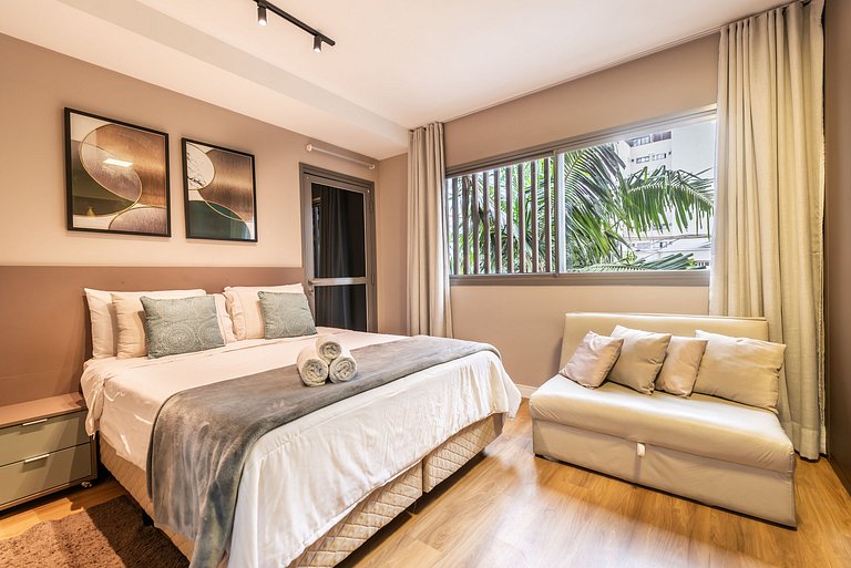 BHaus Brooklin Atmosfera | Studio Deluxe | 2o andar | Lavand