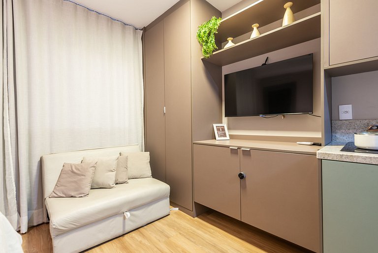 BHaus Brooklin Atmosfera | Studio Deluxe | 2o andar | Lavand