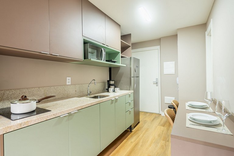 BHaus Brooklin Atmosfera | Studio Deluxe | 2o andar | Lavand