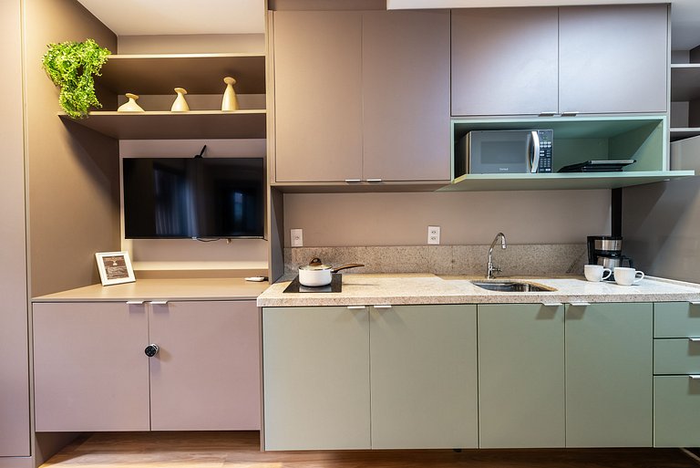 BHaus Brooklin Atmosfera | Studio Deluxe | 2o andar | Lavand