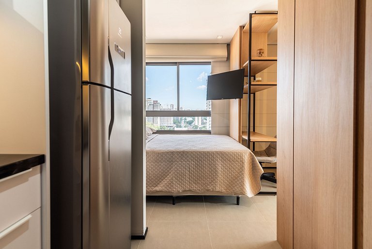 BHaus ON Brooklin | Studio Premium | Vista Panorâmica | 19o