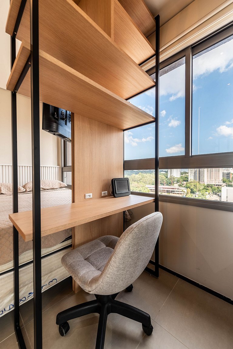 BHaus ON Brooklin | Studio Premium | Vista Panorâmica | 19o