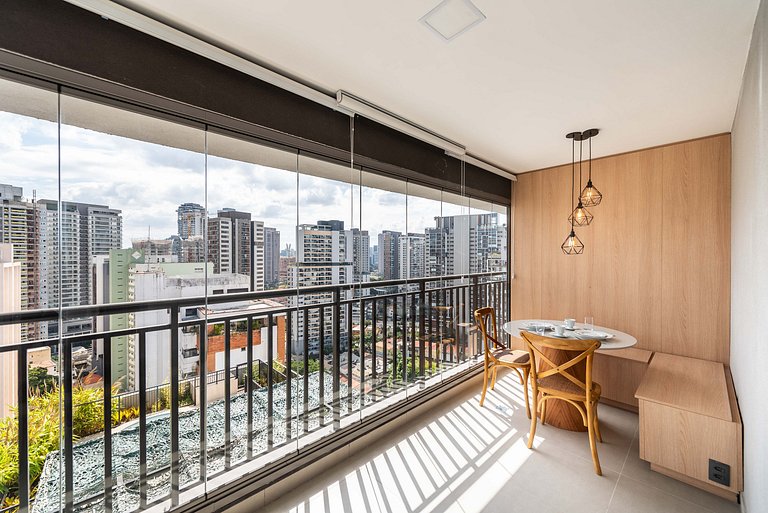 BHaus ON Brooklin | Studio Premium | Vista Panorâmica | 19o