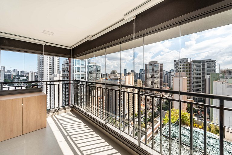 BHaus ON Brooklin | Studio Premium | Vista Panorâmica | 19o