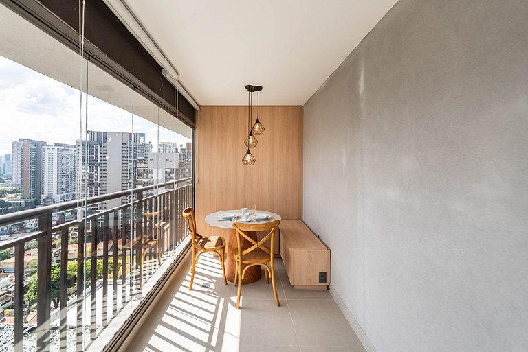 BHaus ON Brooklin | Studio Premium | Vista Panorâmica | 19o