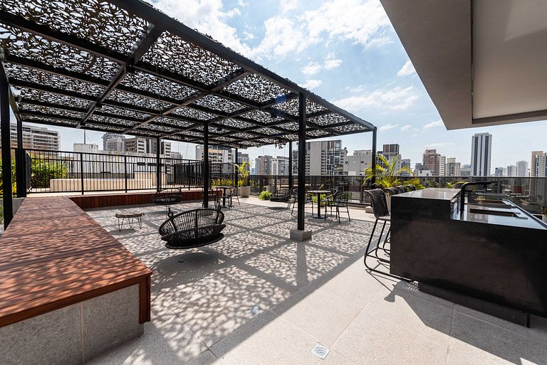 BHaus ON Brooklin | Studio Premium | Vista Panorâmica | 19o
