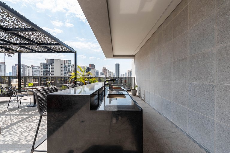 BHaus ON Brooklin | Studio Premium | Vista Panorâmica | 19o