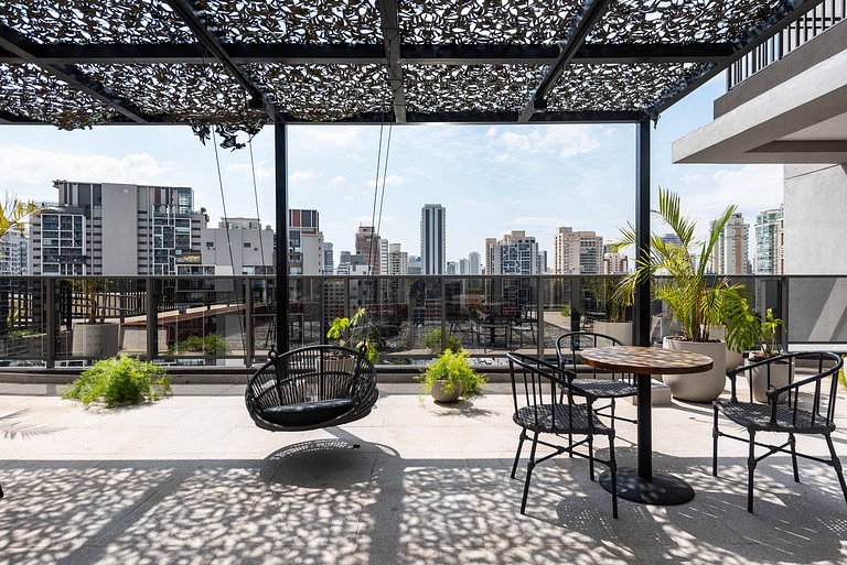 BHaus ON Brooklin | Studio Premium | Vista Panorâmica | 19o