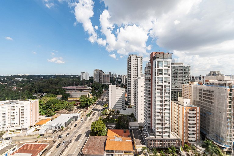 BHaus ON Brooklin | Studio Premium | Vista Panorâmica | 19o