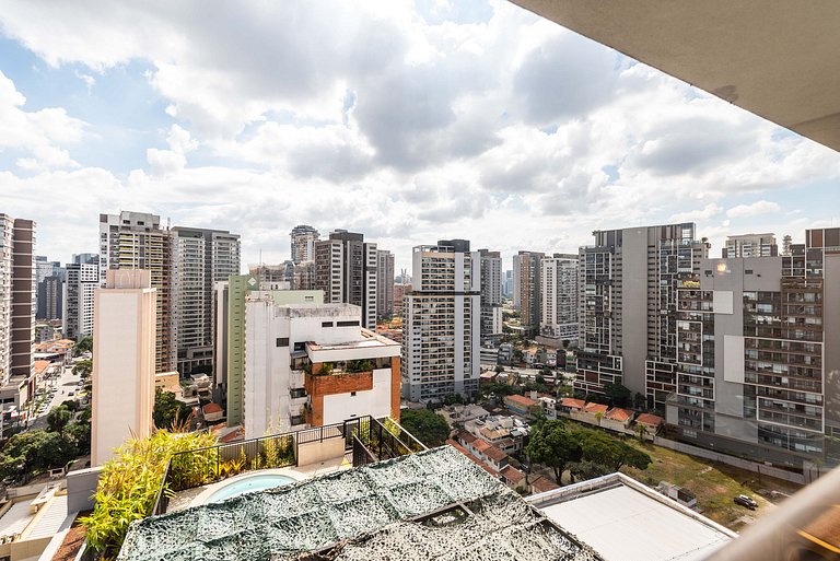 BHaus ON Brooklin | Studio Premium | Vista Panorâmica | 19o
